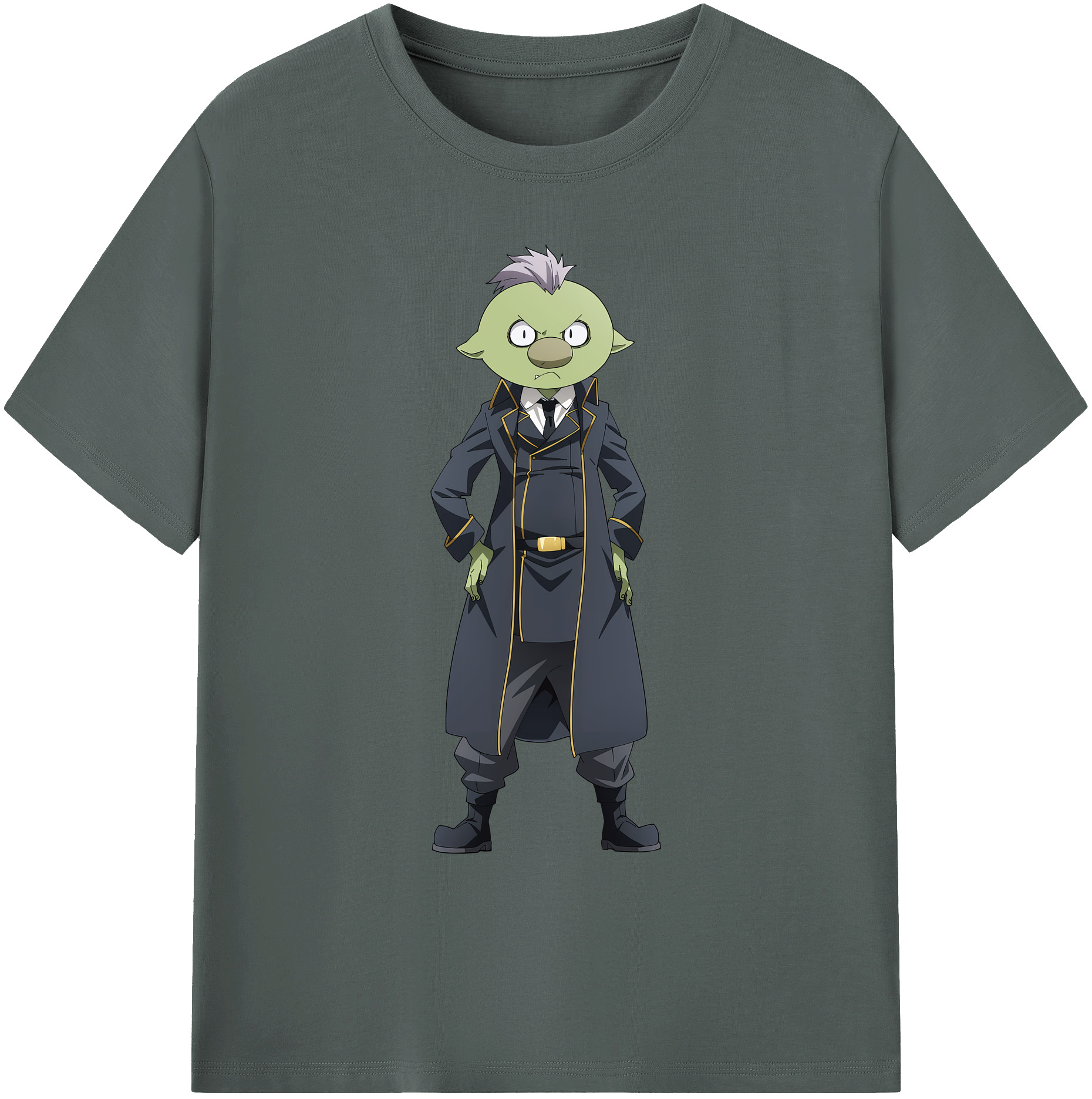 （画像用） 転スラ Regarding Reincarnated to Slime 綿100％ メンズ半袖Tシャツ｜肌触りやわらか＆通気性